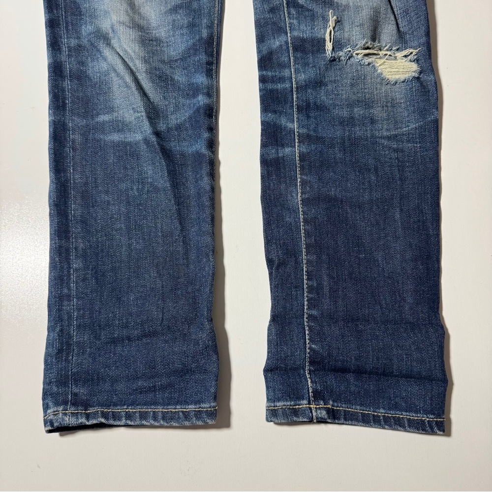 AG Adriano Goldschmied Stilt Crop Distressed Jeans - Picture 4 of 6